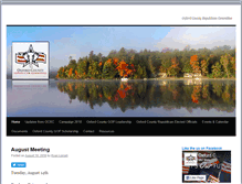 Tablet Screenshot of oxfordcountygop.org